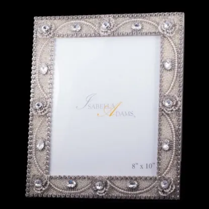 Picture of Isabella Adams Classic Clear Swarovski Crystal Frame 8x10"