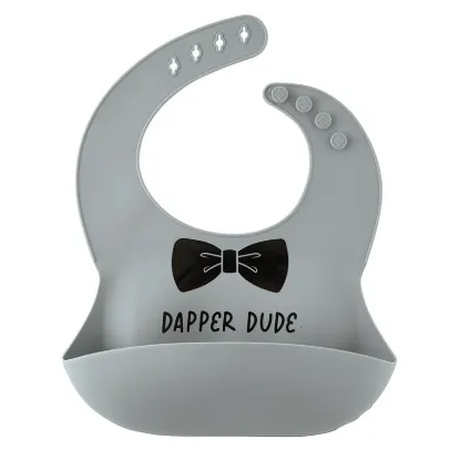 Picture of Silicone Dapper Dude Bib by Stephan Baby 