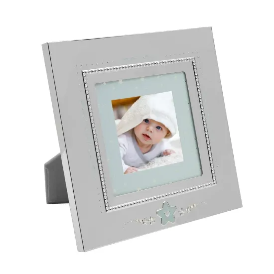 Picture of Wallace 3 X 3 Baby Blue Star Nickel-plate Frame