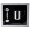 Picture of Straight Baby Cup & Rattle Set by Salisbury Silversmiths