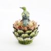 Picture of Bird on Cactus Ceramic Trinket Box from Ardmore Studio