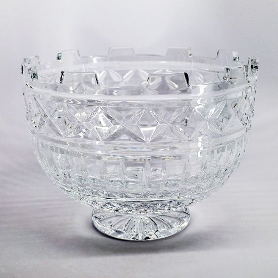 Picture of Waterford Crystal  Rare Jim O'Leary 'Mission' Centerpiece Bowl 