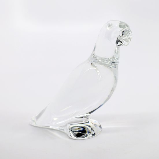 Picture of Baccarat Crystal Parrot Figurine