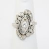 Picture of Antique Art Deco Era Platinum & Multi-Diamond Statement Ring
