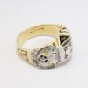 Picture of Vintage 10k Two-Tone Gold, Diamond & Enamel 32nd Degree Freemason's Ring