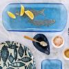 Picture of VIETRI 'Isola Glass' Medium Fish Rectangular Tray 