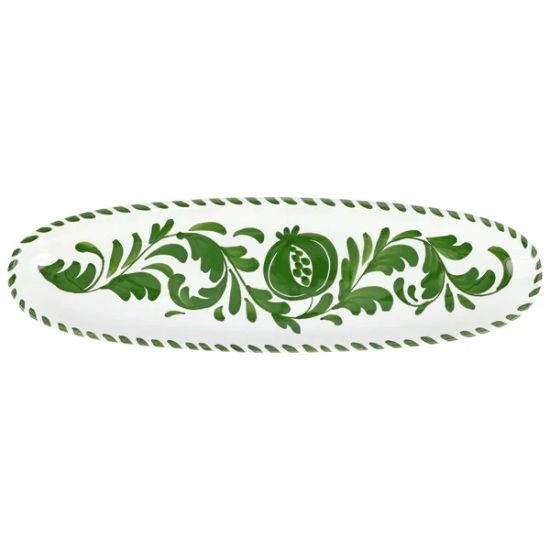 Picture of Green Narrow Oval Platter