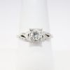 Picture of Vintage 18k White Gold & Old European Cut Diamond Engagement Ring by Brodnax