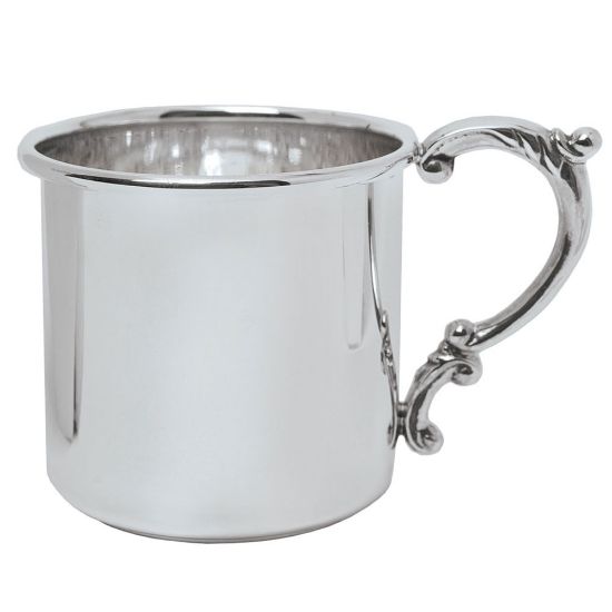 Picture of Sterling Scroll Handle Baby Cup by Salisbury Silversmiths