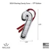 Picture of Wallace 2024 Sterling Silver Candy Cane, 17th Edition