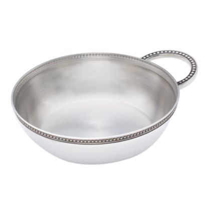 Picture of Reed & Barton Baby Beads Collection Pewter Porringer 