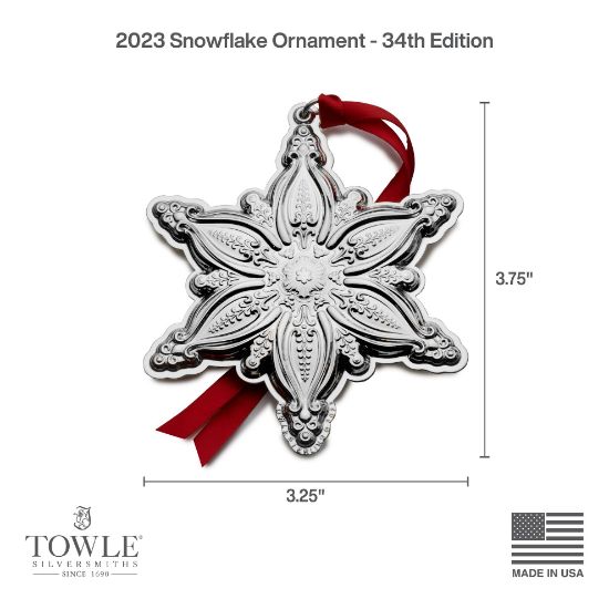 Picture of 2023 Towle Sterling Silver Old Master Snowflake 34th Edition