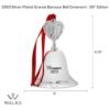 Picture of Wallace 2023 Grande Baroque Silver Plated Bell 29th Edition