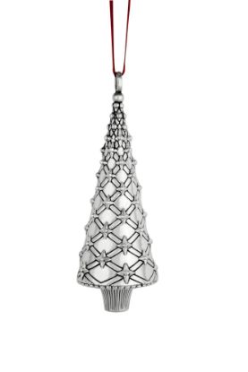 Picture of 2022 Barrett & Cornwall Sterling Silver "Starlight Tree" Christmas Ornament