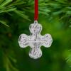Picture of Gorham 2022 Annual Sterling Silver Cross Ornament - 9th Edition
