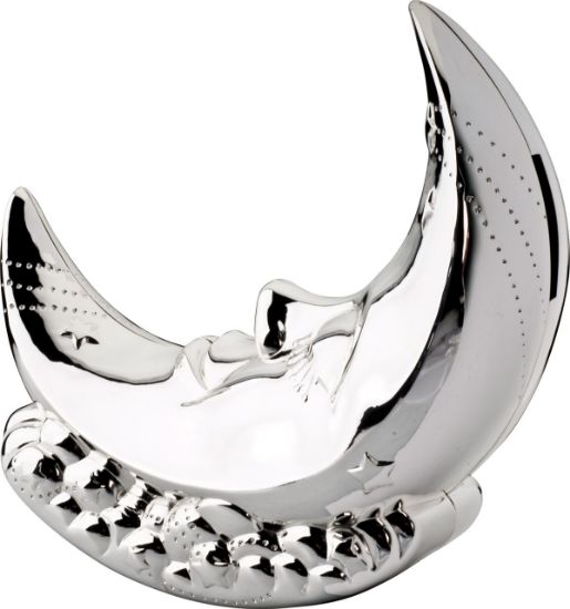 Picture of Reed & Barton 5245 Sweet Dreams Silver Plated Coin Bank.