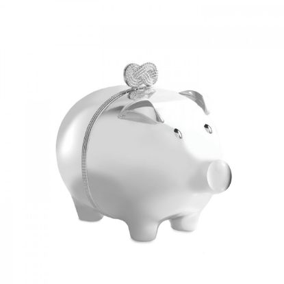 Picture of Vera Wang by Wedgwood Infinity Stainless Piggy Bank