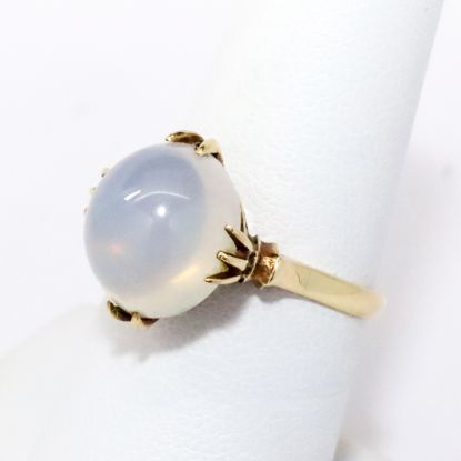 Picture of Antique 14k Yellow Gold & Moonstone Cabochon Ring