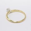 Picture of Vintage 14k Yellow Gold & Round Brilliant Cut Diamond Solitaire Engagement Ring