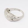 Picture of Antique Art Deco Era Platinum & Triple Diamond Ring