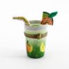 Picture of Limoges Porcelain Glass of Tropical Fruit Drink Trinket Box