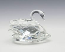 Picture of Swarovski - Large Swan with Lifted Feathers