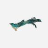 Picture of One Hundred 80 Degrees  Blue Glass & Feather Bird clip on Ornament