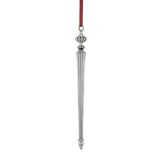Picture of Snowdonia Icicle, 8th Edition Sterling Silver Ornament by Barrett & Cornwall