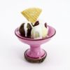 Picture of Limoges Porcelain Ice Cream Sundae Trinket Box with Surprise Spoon Inside