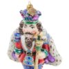 Picture of Jay Strongwater Fancy Nutcracker Blown Glass Ornament