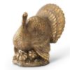 Picture of Antiqued Gold Turkey Centerpiece Figurine