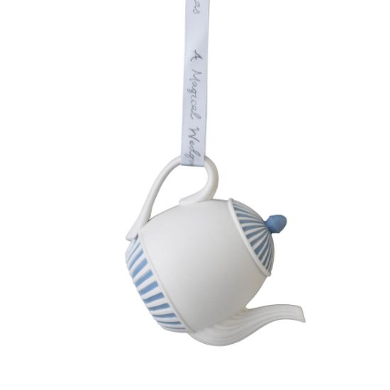 Picture of Wedgwood - Iconic White Teapot Ornament