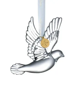 Picture of Waterford 2023 clear crystal "Dove of Peace" Ornament