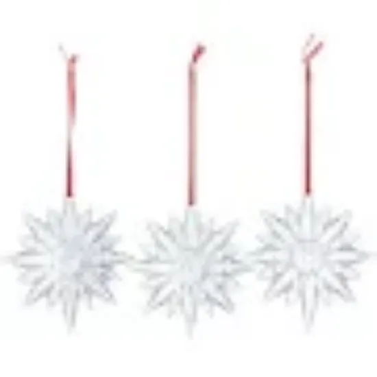 Picture of Waterford - Set of 3 Snowstar Ornaments