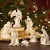 Picture of Lenox - 7-Piece Mini Nativity Set. Porcelain With 24K Gold Accents