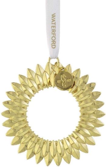 Picture of Waterford Golden  Wreath Ornament
