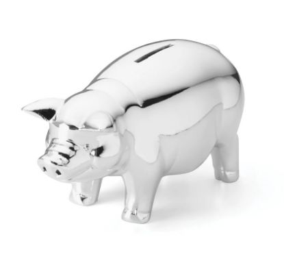 Picture of Reed & Barton Classic Silver Plated Piggy Bank