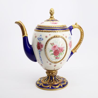 Picture of Vintage Fabergé 'Fabergé Egg' Imperial Teapot by The Franklin Mint