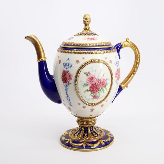 Picture of Vintage Fabergé 'Fabergé Egg' Imperial Teapot by The Franklin Mint