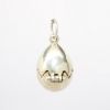 Picture of Vintage Sterling Silver Opening Egg Charm with Baby Chick Inside