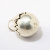 Picture of Vintage Sterling Silver Opening Egg Charm with Baby Chick Inside