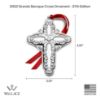 Picture of Wallace 2022 Sterling Grande Baroque Cross Ornament, 27th Edition