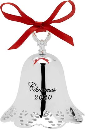 Picture of Towle Silver-Plated Pierced Bell Ornament - Christmas 2020-41st. Edition
