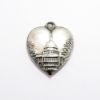 Picture of Vintage Sterling Silver United States Capitol Building Puffy Heart Charm
