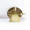 Picture of Antique 14k Yellow Gold Scallop/Clam Shell Brooch/Pendant 