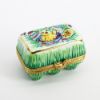 Picture of Limoges France Carton of Loose Easter Eggs with Hatching Chick Trinket Box 