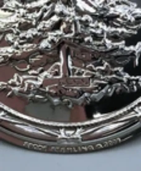 Picture of Spode 2009 Sterling Silver 2nd Edition Christmas Tree Ornament, with Box