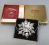 Picture of Gorham Sterling Silver 2002 Annual Snowflake Ornament, with box