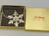 Picture of Gorham Sterling Silver 1997 Annual Snowflake Ornament, with box
