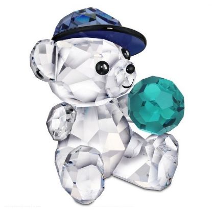 Picture of Swarovski - Kris Bear, Let's Play Ball Baseball Figurine